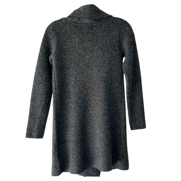 ADRIENNE VITTADINI | NWOT WOOL BLEND WRAP FRONT SINGLE BUTTON COAT SWEATER | XS - Picture 8 of 12